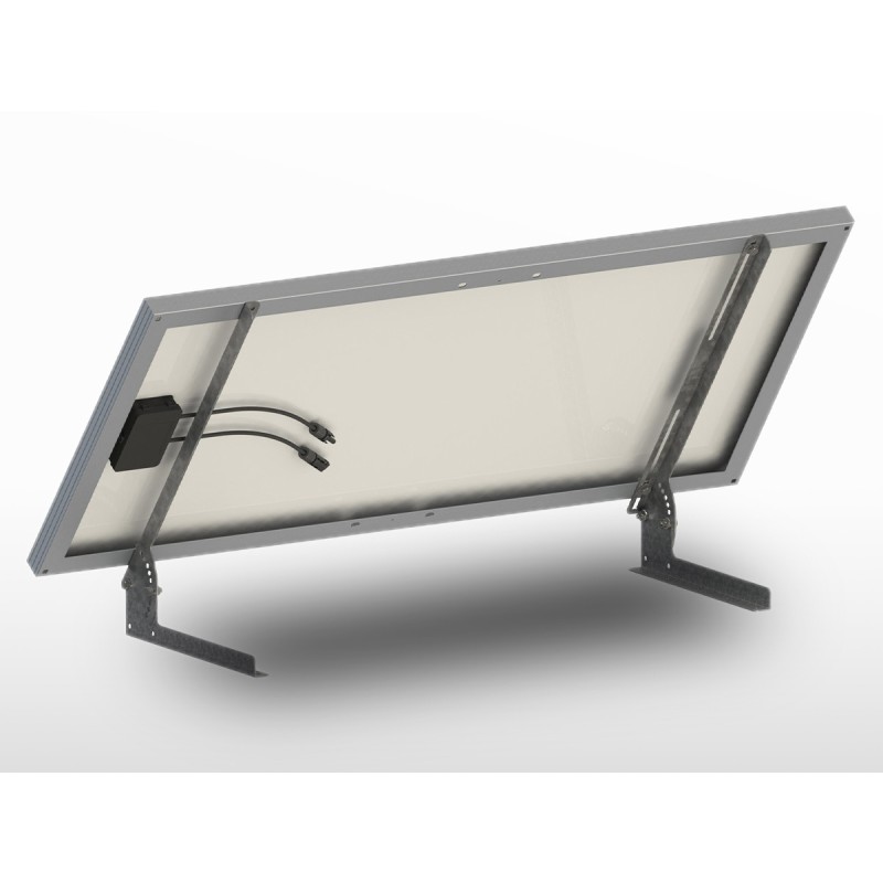 Support panneau solaire Sol-Mur Galva UNIFIX100B | largeur panneau max 560mm