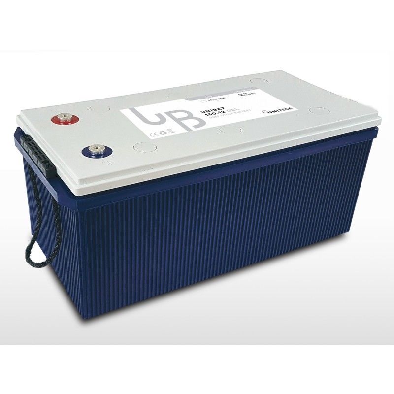 Batterie GEL Plomb Carbone - 12V / 150Ah | UNIBAT 150.12 GEL