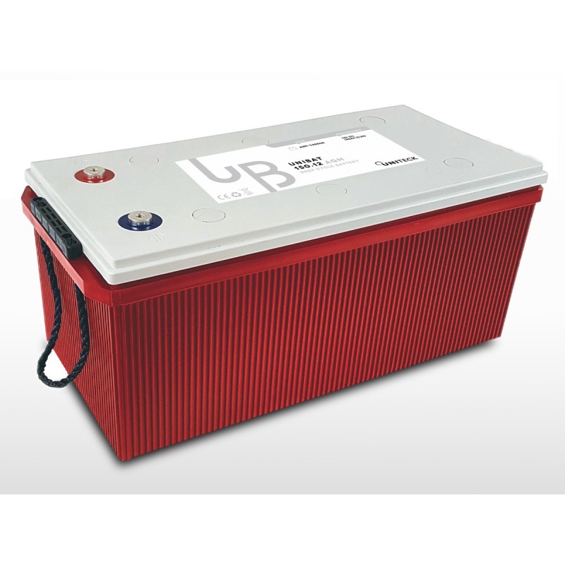 Batterie AGM Plomb Carbone - 12V / 150Ah | UNIBAT 150.12 AGM