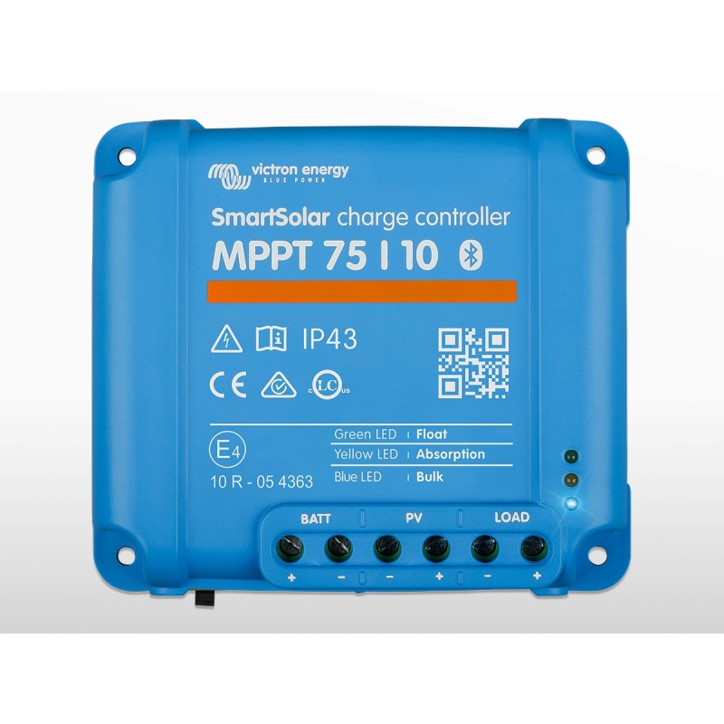 Régulateur MPPT SmartSolar VICTRON 75/10 (75V / 10A) Bluetooth intégré