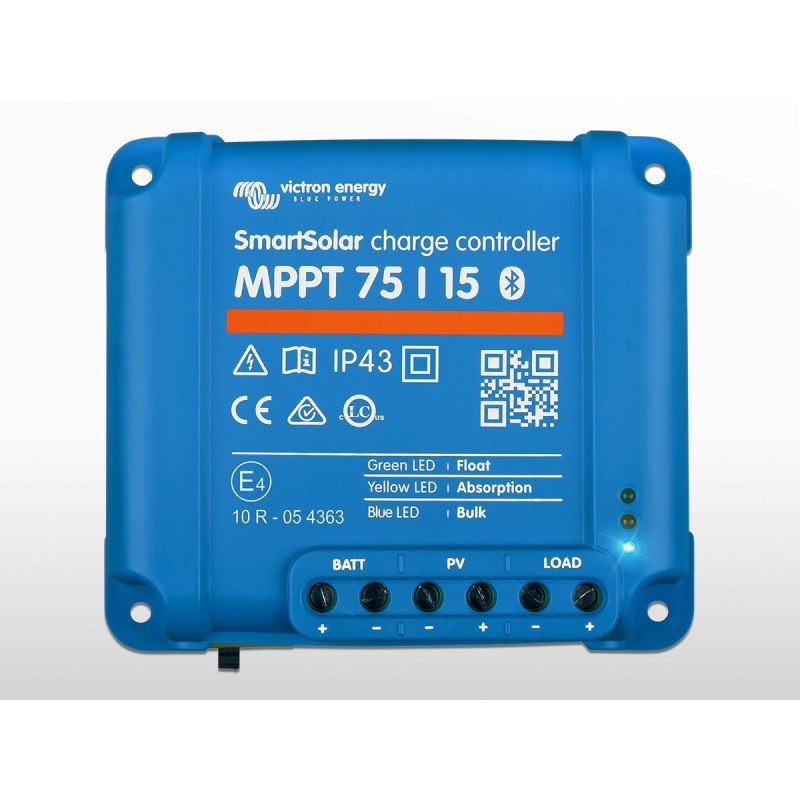 Régulateur MPPT SmartSolar VICTRON 75/15 (75V / 15A) Bluetooth intégré