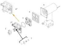 Kit boîtier supérieur pour pompe SHURFLO 50*0-2301-*011