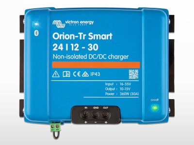 Chargeur DC VICTRON Orion-Tr Smart non-isolé 12/12 - 30A | 12 / 12V - 360W