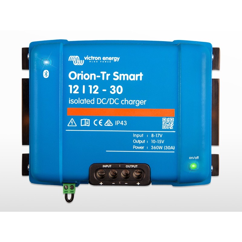 Chargeur DC VICTRON Orion-Tr Smart isolé 12/12 - 18A | 12 / 12V - 220W