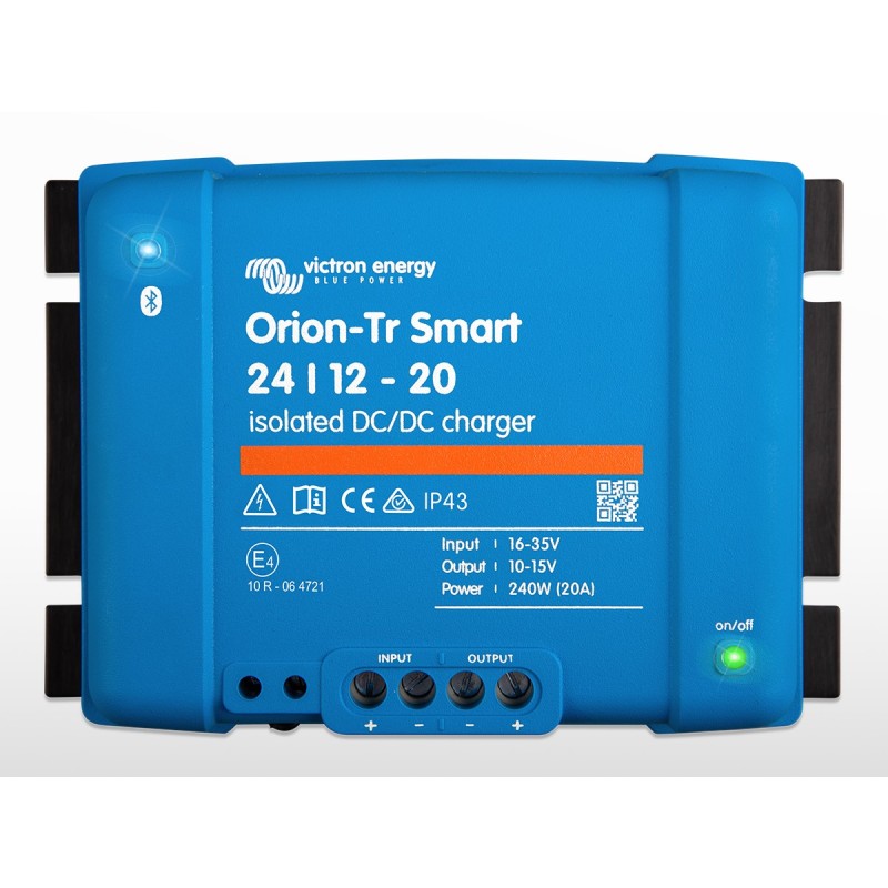 Chargeur DC VICTRON Orion-Tr Smart isolé 24/12 - 20A | 24 / 12V - 240W