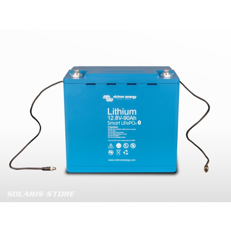 Batterie solaire Lithium LiFePO4 100A / 12V Smart