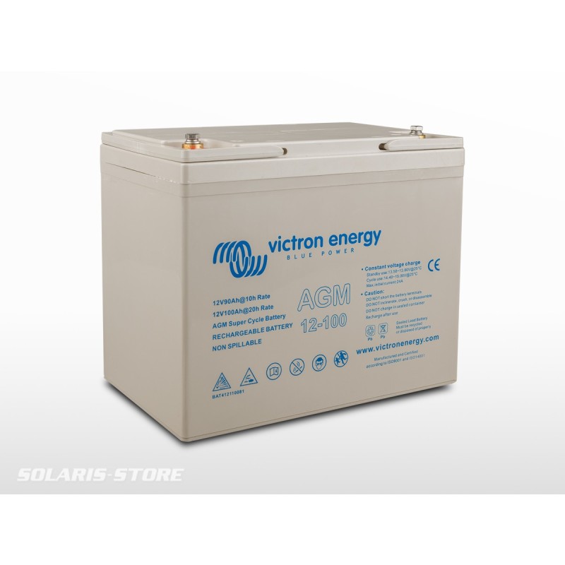 Batterie VICTRON étanche AGM Super Cycle 12V 100Ah