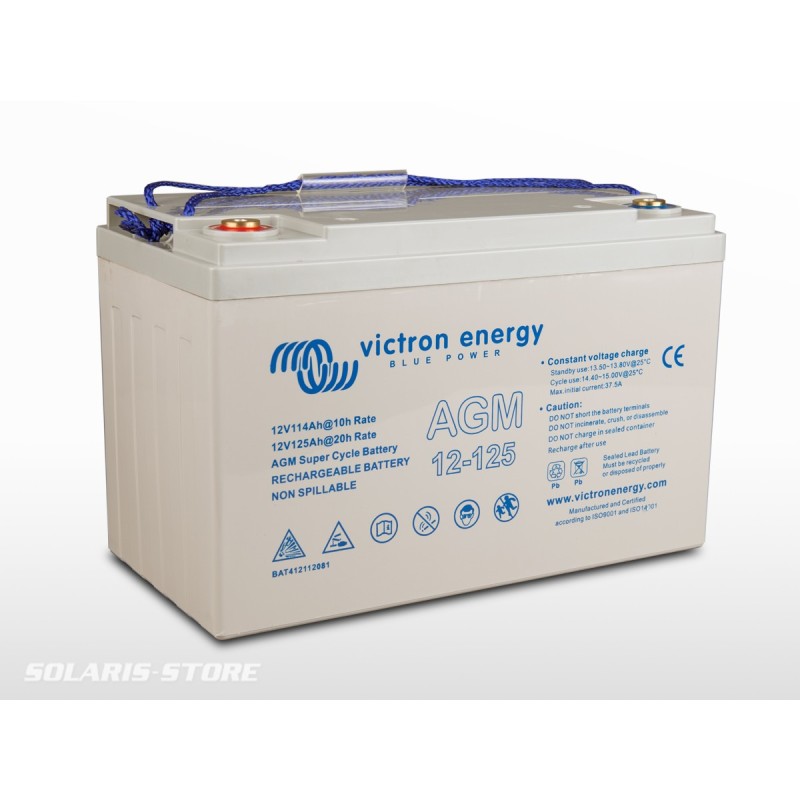 Batterie VICTRON étanche AGM Super Cycle 12V 125Ah