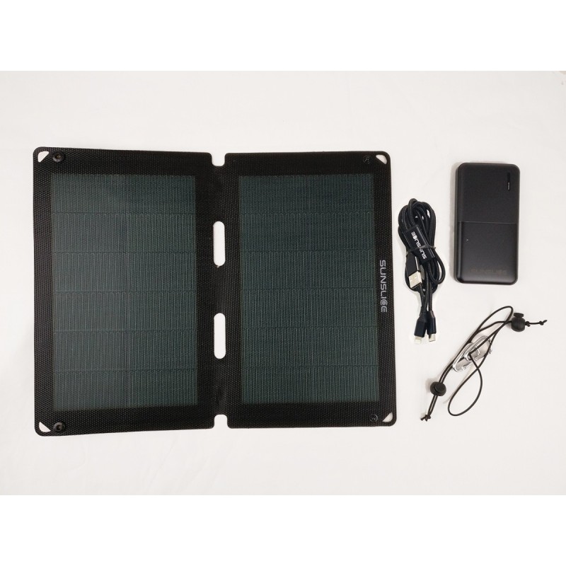 Kit solaire nomade USB / 36Wh | 12W - 10000mAh