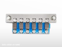 Busbar 6 connexions avec MEGA Fusible