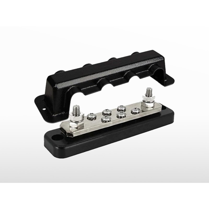 Busbar 250A 2P with 6 screws +cover Victron | VBB125020620