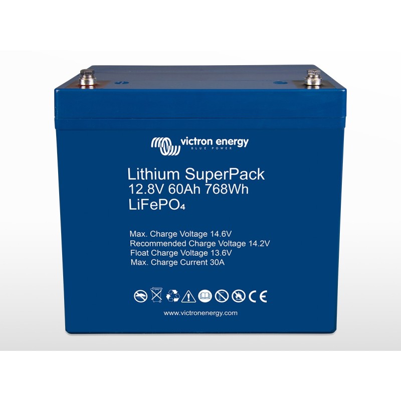 Lithium SuperPack 12,8V/60Ah (M6) Victron | BAT512060705