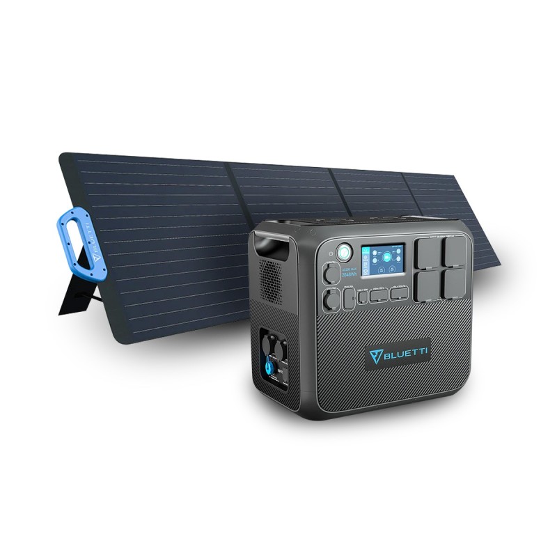 Kit solaire 200W nomade et habitat 230V BLUETTI | 2000W / 2kWh