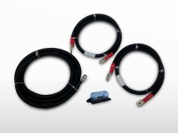 Kit connexion batterie 100mm² / M8-M8 + Porte MEGA-fusible | 2 x 2m