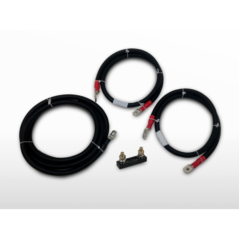 Kit connexion batterie 100mm² / M8-M8 + Porte ANL-fusible | 2 x 2m