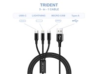 Trident / câble USB 3-en-1 | 1m