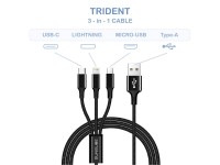 Trident / câble USB 3-en-1 | 1m