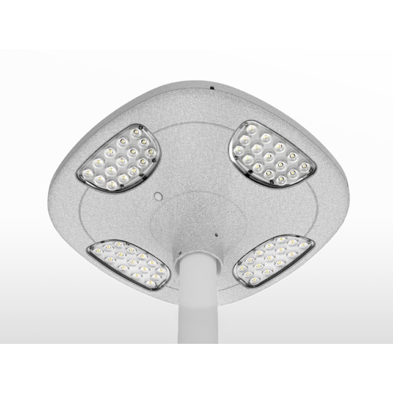 Lampadaire solaire autonome LED direct - détection nuit | 20W / 2000lm