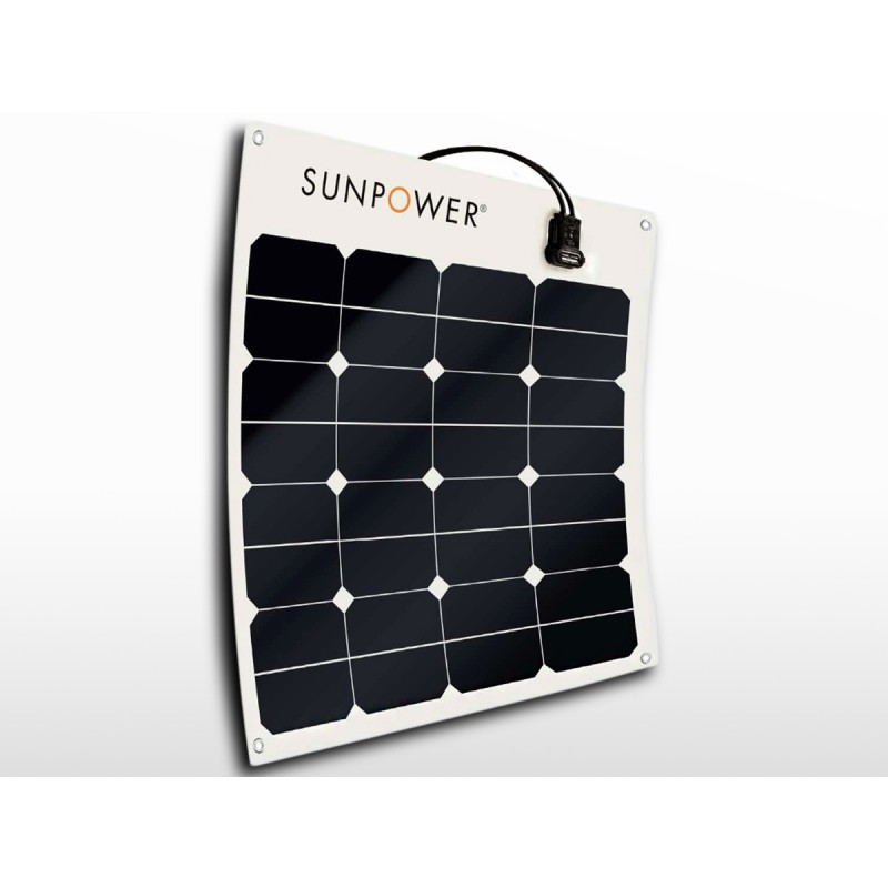 Panneau solaire flexible SUNPOWER back-contact 50W | SPR-E-Flex-50