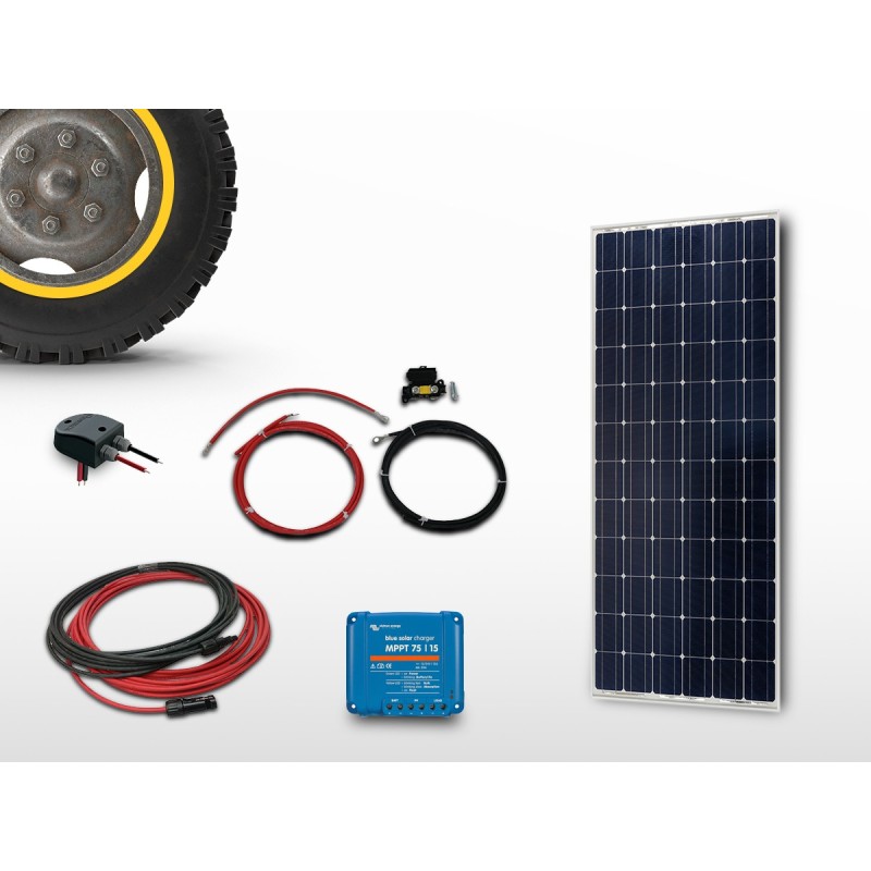 Kit solaire Camping-car MPPT monocristallin 175W | 12V