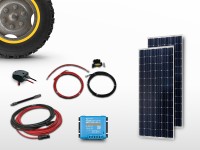 Kit solaire Camping-car MPPT monocristallin 2 x 115W | 12V / 24V