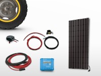 Kit panneau solaire camping-car MPPT monocristallin UNITECK 100W | 12V