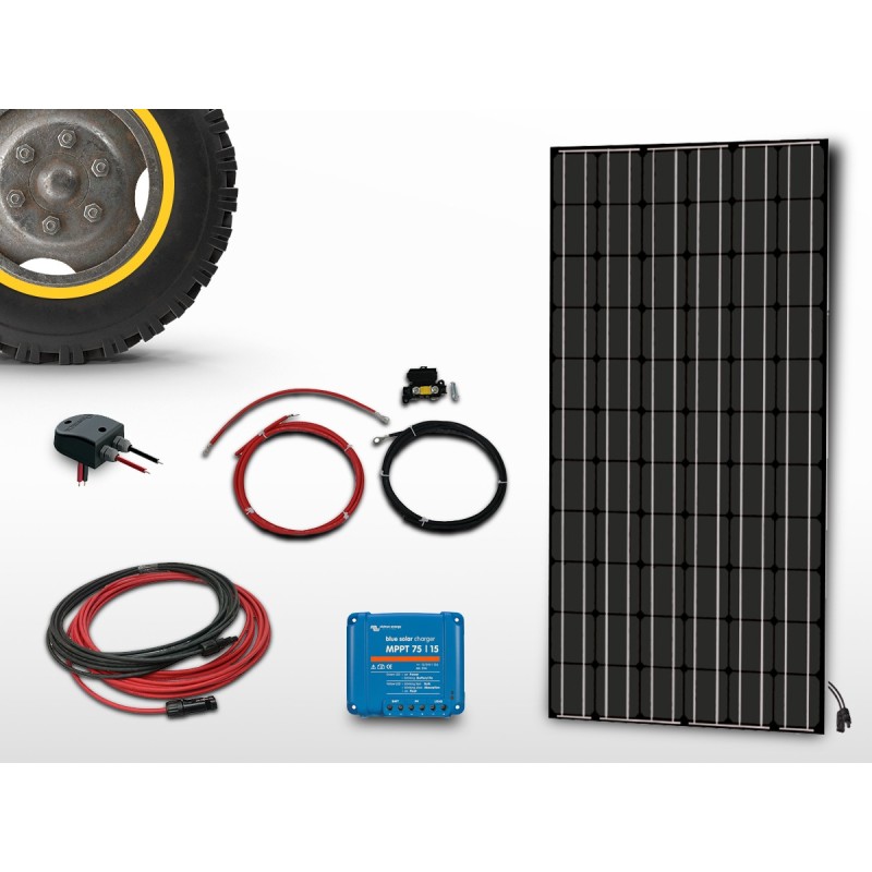 Kit panneau solaire Camping-car MPPT monocristallin UNITECK 200W | 12V / 24V