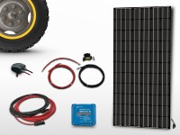 Kit panneau solaire Camping-car MPPT monocristallin UNITECK 200W | 12V / 24V