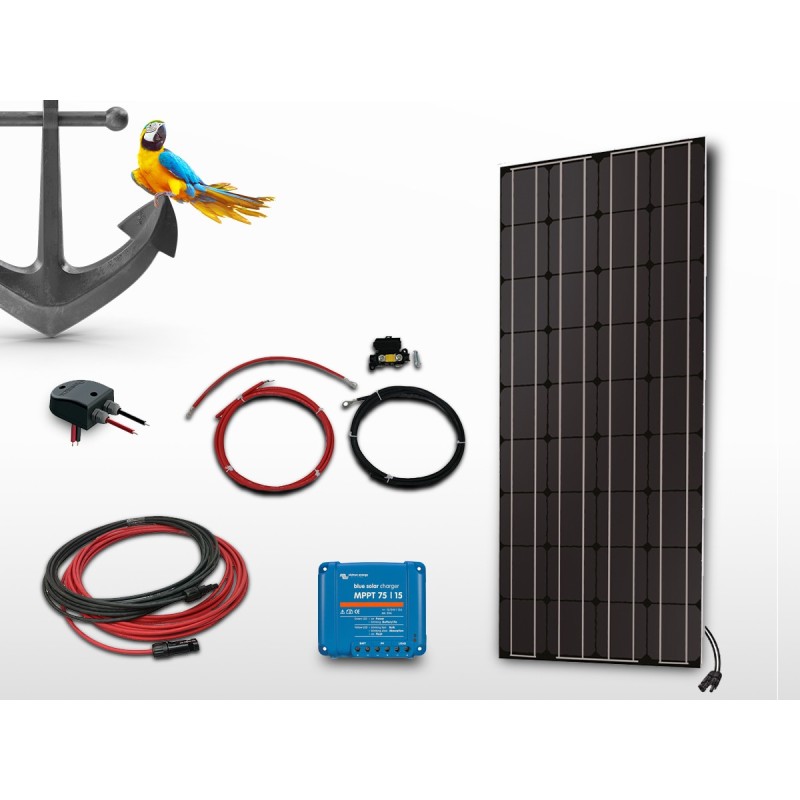 Kit solaire Bateau MPPT monocristallin 150W | 12V