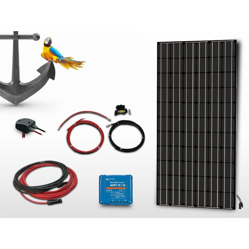 Kit solaire Bateau MPPT monocristallin 200W | 12V / 24V