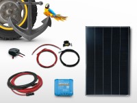 Kit panneau solaire Back-Contact (noir) MPPT monocristallin 130W | 12V