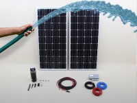 Kit pompe solaire immergée SHURFLO 9325 pour pompage autonome au fil du soleil