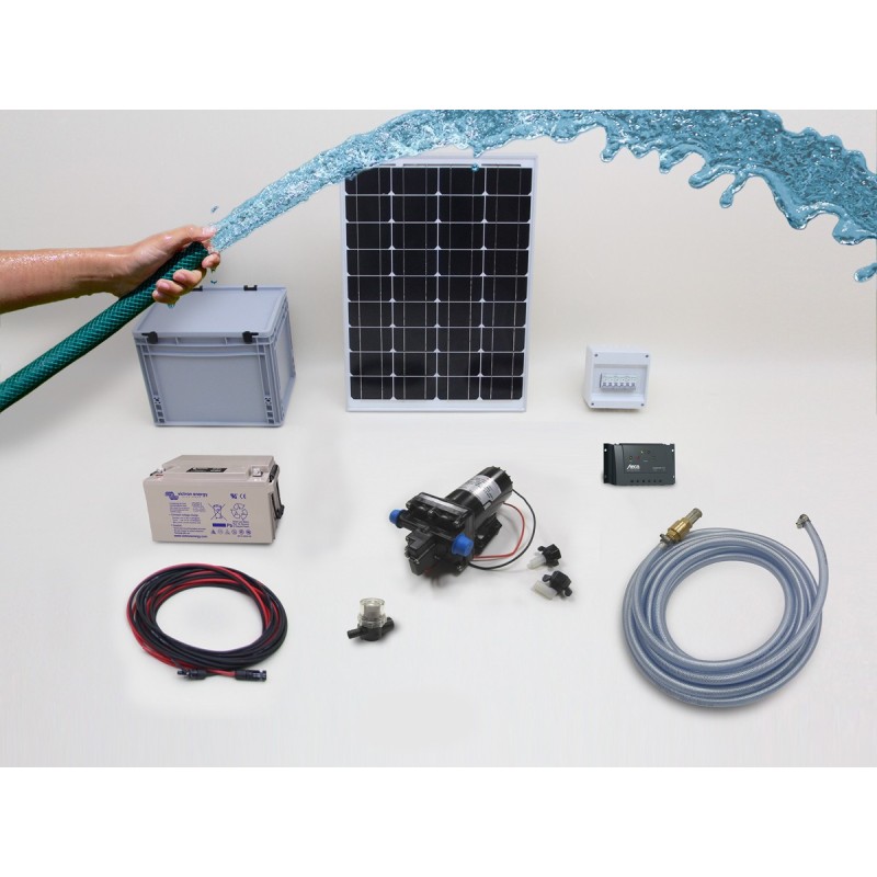 Kit d'arrosage solaire 90W | 12V - 19L/mn