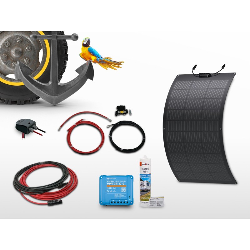 Kit panneau solaire flexible MPPT EcoFlow 100W | 12V