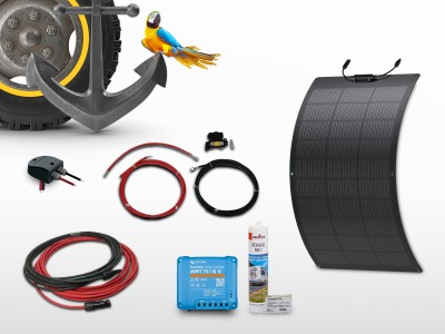 Kit panneau solaire flexible MPPT EcoFlow 100W | 12V