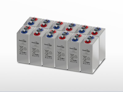 Parc de 12 batteries ENERSYS PowerSafe 6 OPzV 600 | 24V / 968Ah (23,2kWh)