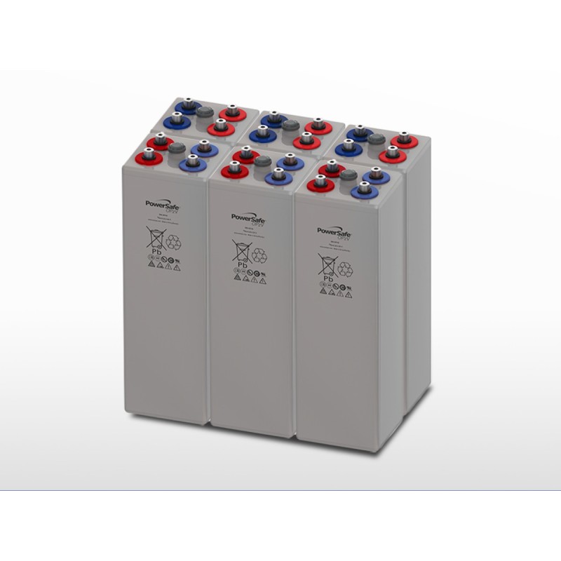 Parc de 6 batteries ENERSYS PowerSafe 8 OPzV 800 | 12V / 1284Ah (15,4kWh)