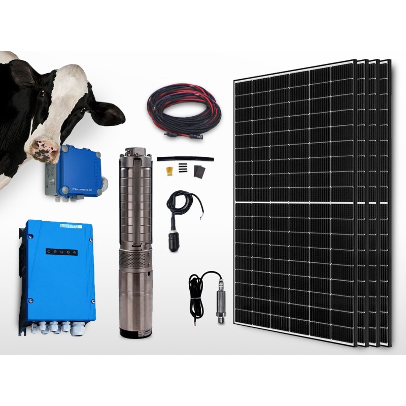 Kit pompe solaire immergée abreuvoir LORENTZ PS2-600 C-SJ3-9 | 50m - 4,1m³/h