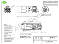 Caractéristiques Connecteur AC Femelle APsystems monophasé | DS3 / DS3-L