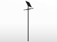 Lampadaire LED solaire autonome PROTOS 125 Duo - 16000 Lumens | 200W