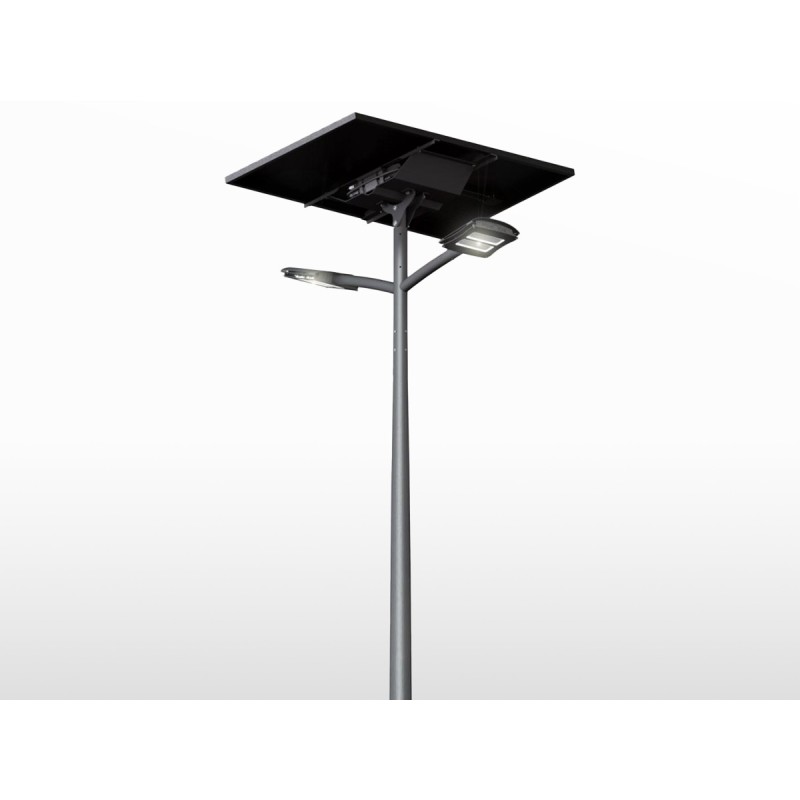 Lampadaire solaire LED autonome SUNKEY XL DUO 4.2 - 9600 Lumens | 60W / 4m