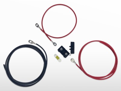 Kit connexion fil 6mm² / M8-NU avec MIDI fusible 60A/32V | 2m