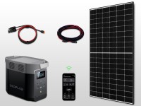 Kit panneau solaire autonome Plug & Play 410W - batterie DELTA 2 | 1kWh