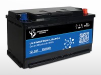 Batterie lithium Sous Siège ULTIMATRON LiFePO4 Smart BMS 12V / 150Ah | 1.9kWh