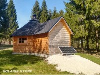 Kit panneau solaire autonome 100 W pour chalet isolé