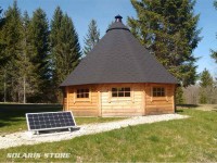 Kit solaire autonome avec batterie et panneau solaire 175 W pour chalet isolé